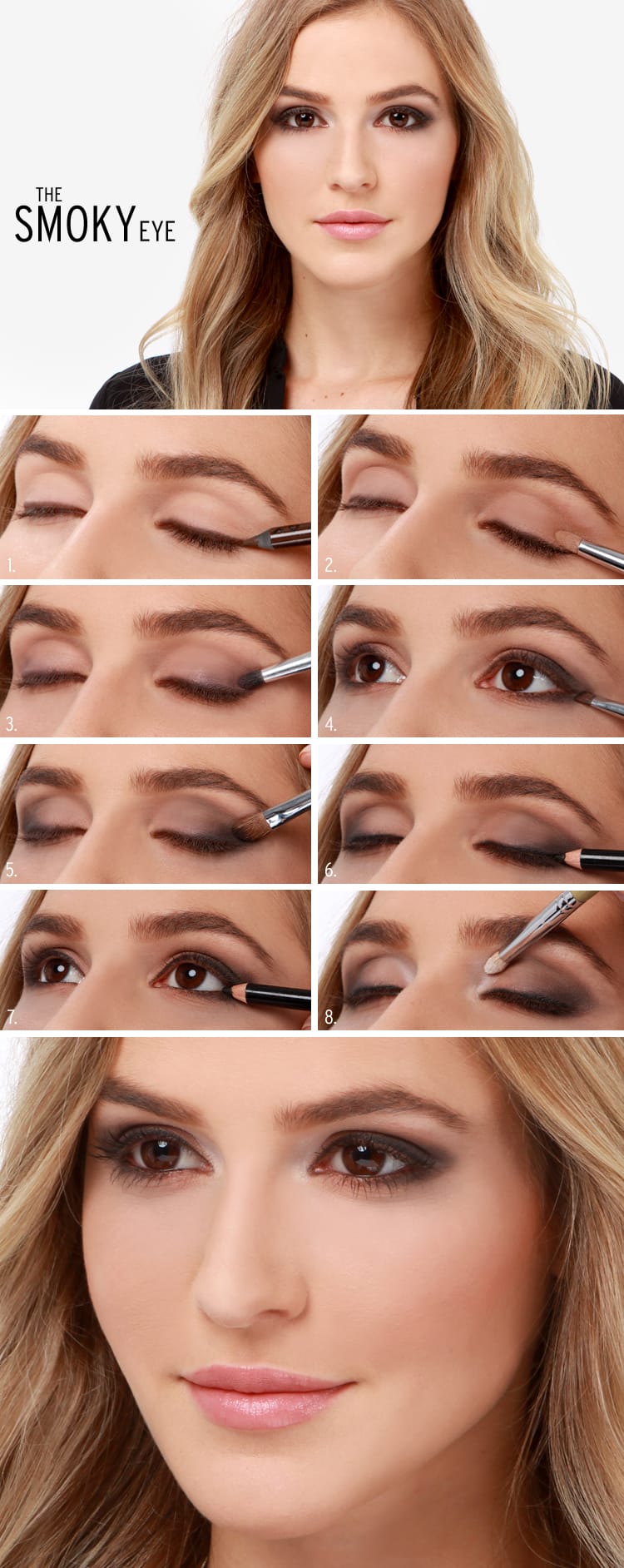 Lulus How-To: The Smoky Eye Makeup Tutorial - Lulus.com Fashion Blog
