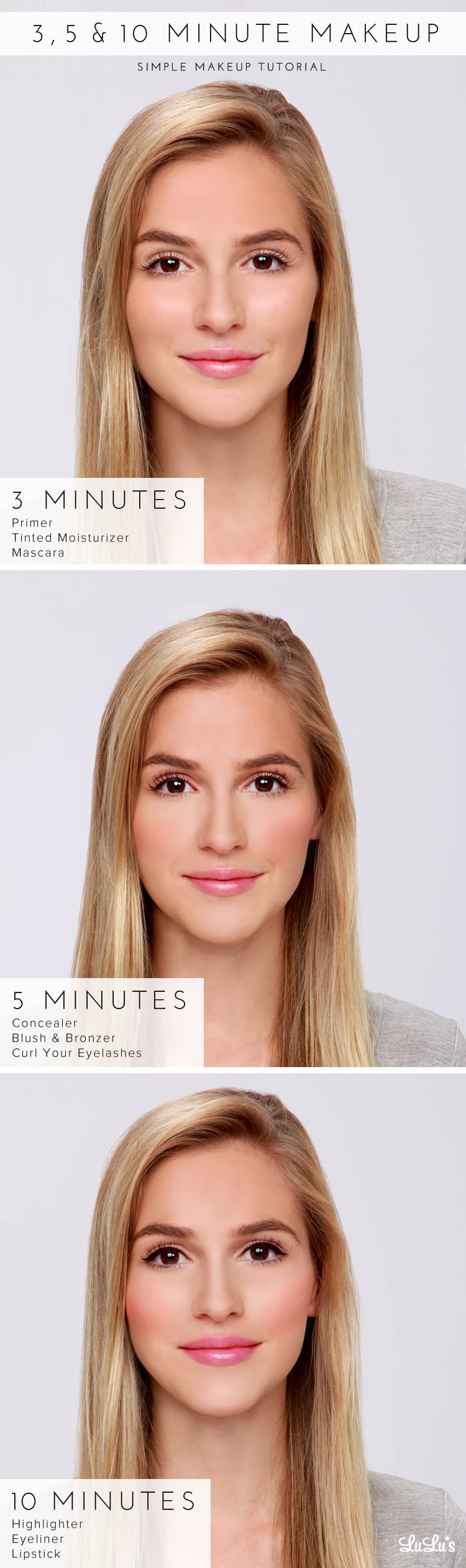 Lulus 3, 5 & 10 Minute Makeup Tutorial - Lulus.com Fashion