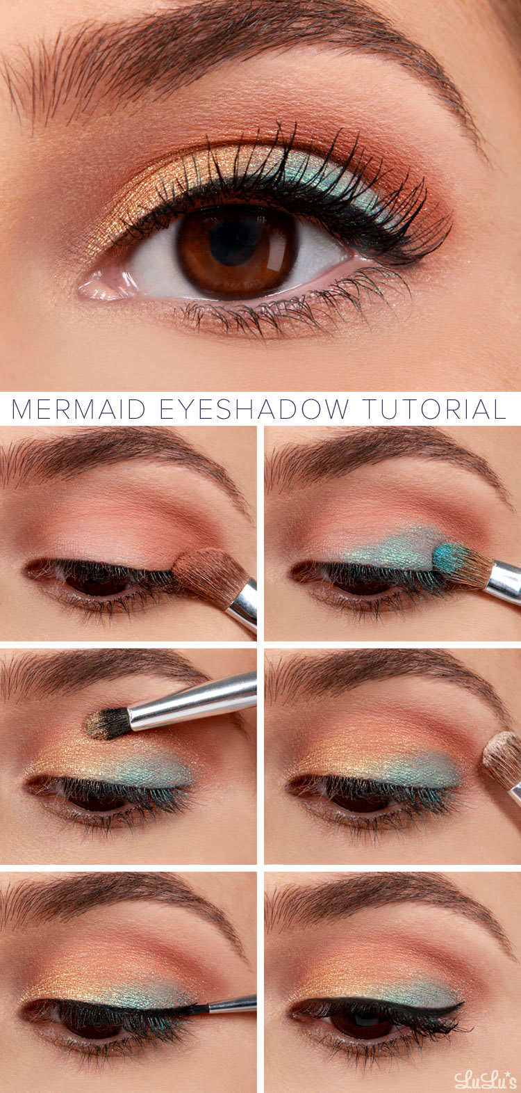 Lulus How-To: Mermaid Eyeshadow Makeup Tutorial - Lulus.com Fashion Blog