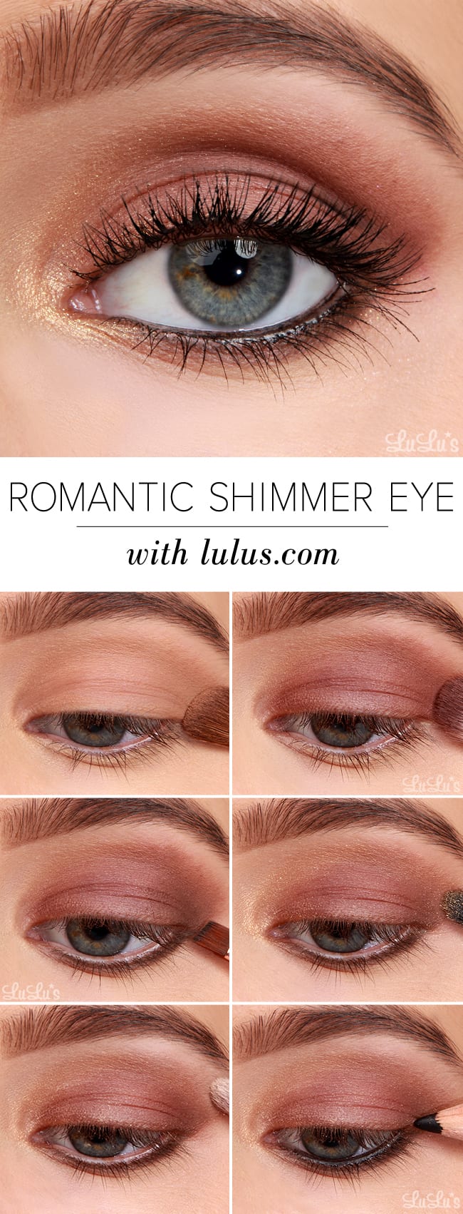 Lulus How-To: Romantic Shimmer Eyeshadow Tutorial - Lulus.com Fashion Blog