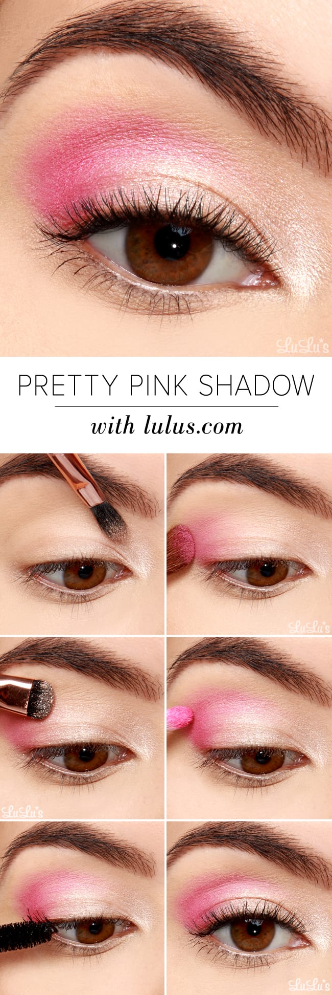 Lulus How-To: Pretty Pink Eyeshadow Tutorial - Lulus.com Fashion Blog