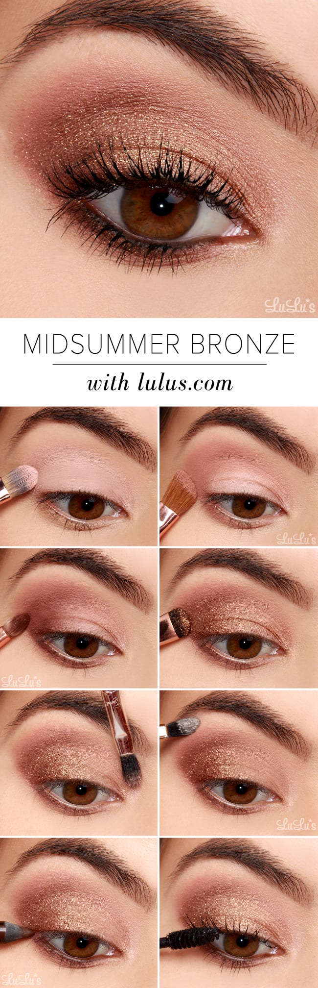 Lulus How-To: Midsummer Bronze Eyeshadow Tutorial - Lulus.com Fashion Blog