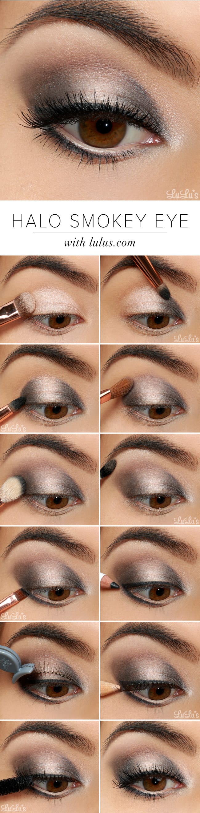 gold smokey eye tutorial step by step