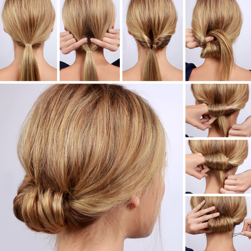 Lulus How-To: Low Rolled Updo Hair Tutorial - Lulus.com Fashion Blog