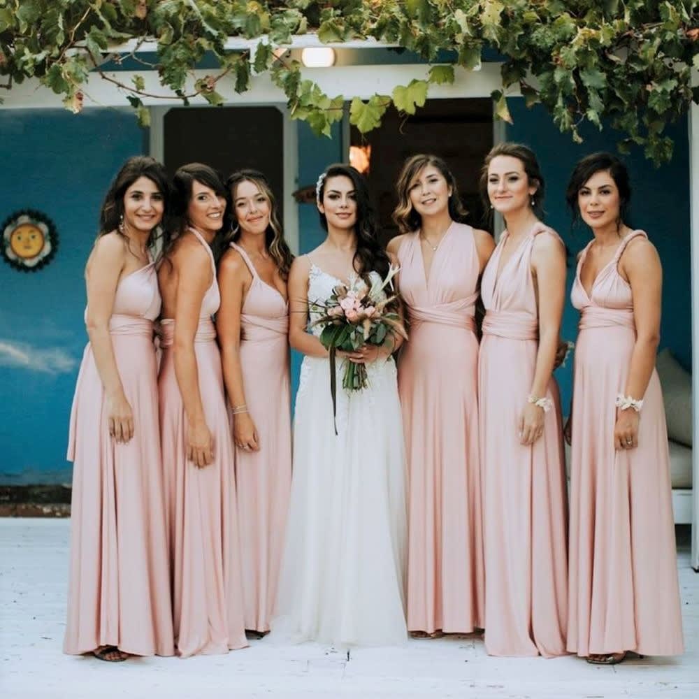 bridesmaid dress that can be worn different ways,www.autoconnective.in