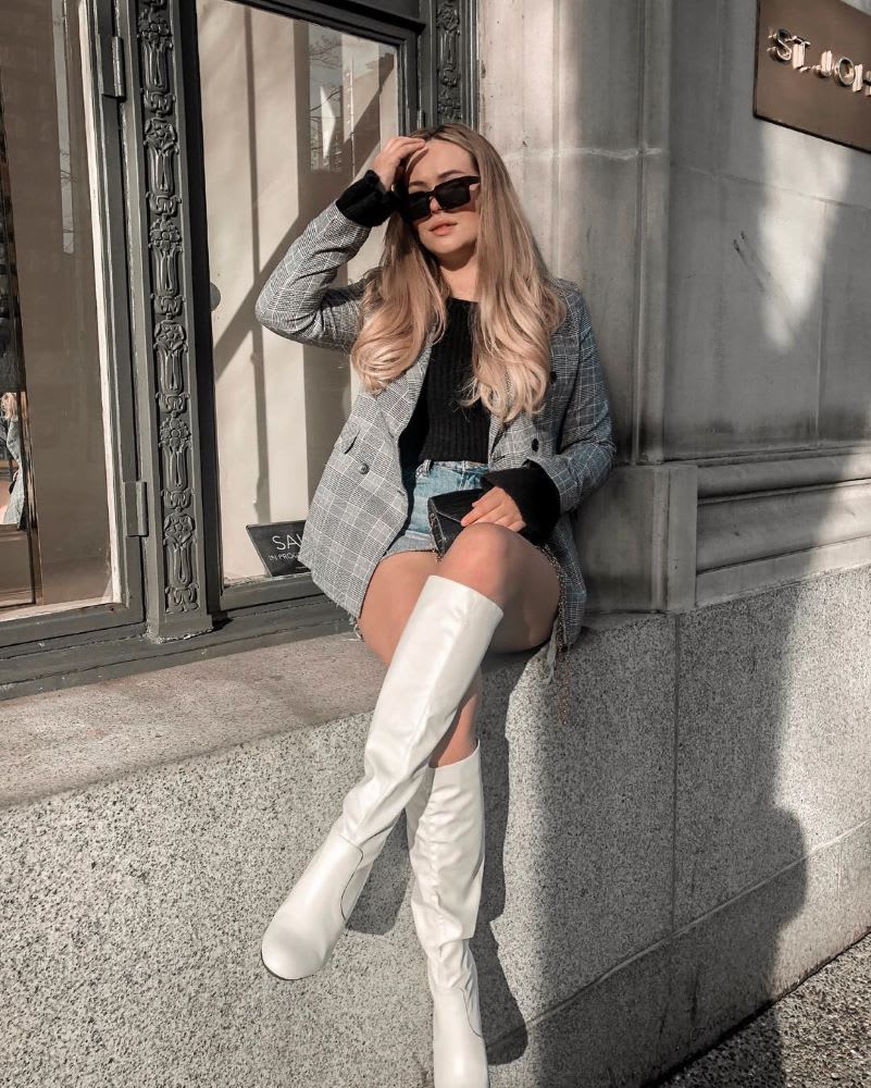 30 Outfits with White Boots To Inspire You All Year - Lulus.com Fashion Blog