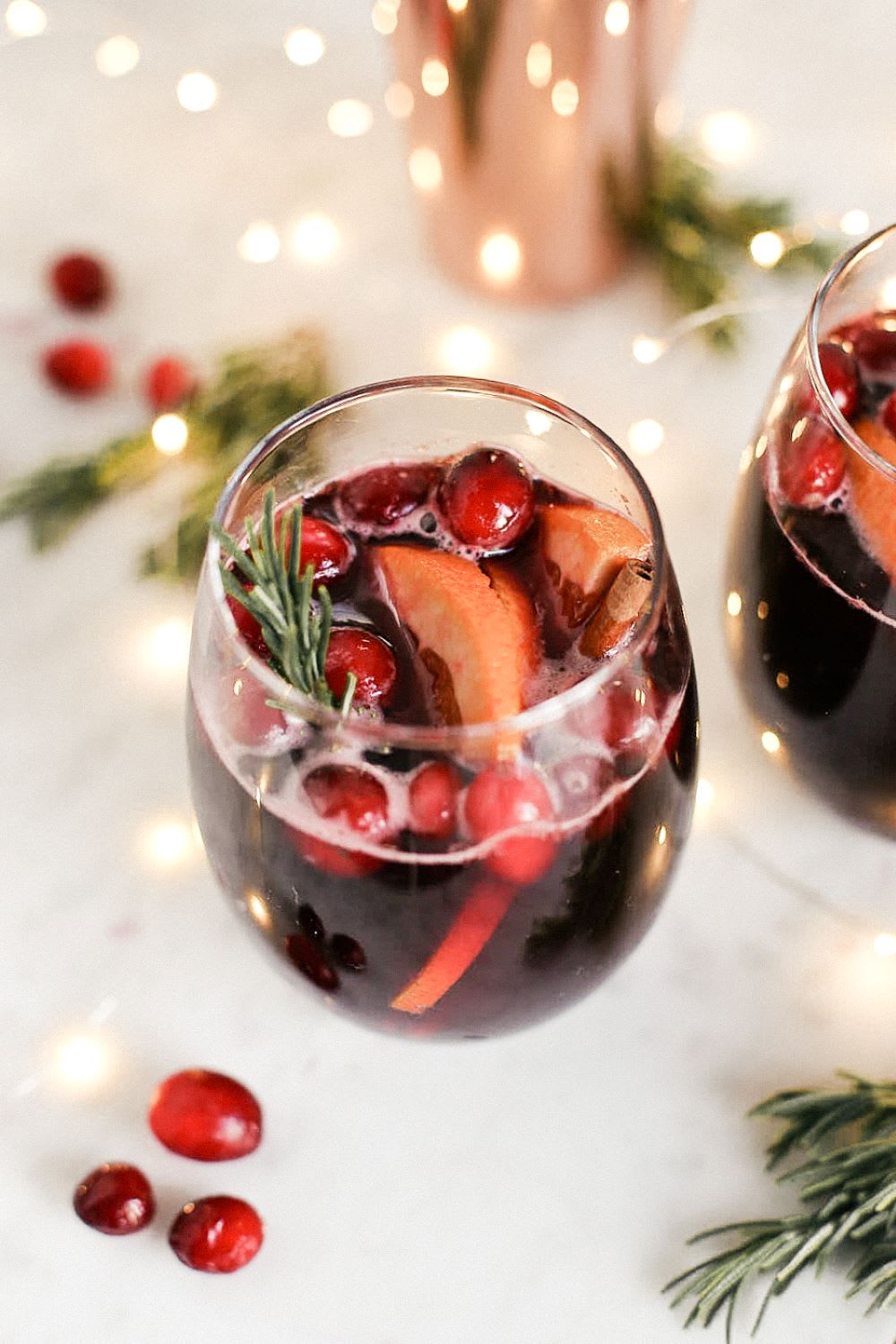 Mulled Wine Christmas Sangria – She Keeps a Lovely Home