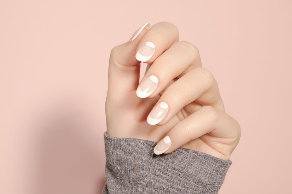 Is Anyone Else in Love with these Half-Moon Nails from the Ruffian Show? |  Glamour