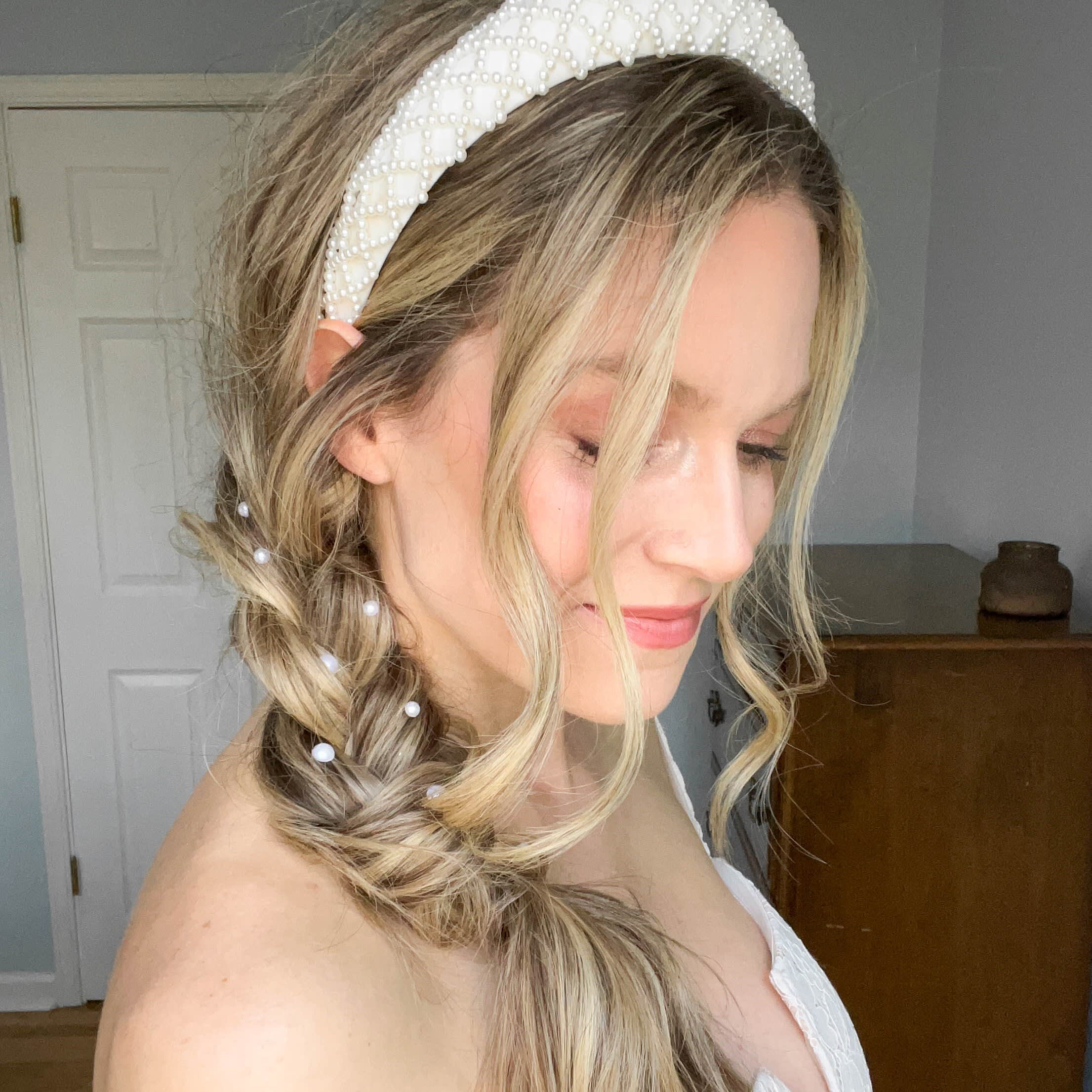 What type of Wedding Hair Style works with a Headband ? - Jules Bridal  Jewellery Ireland