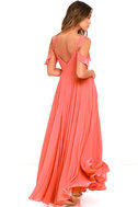 Stunning Coral Pink Dress - Maxi Dress - Gown - Formal Dress - $79.00