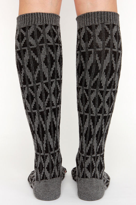 Stance Ariana Socks - Black And Grey Socks - Socks - $18.00