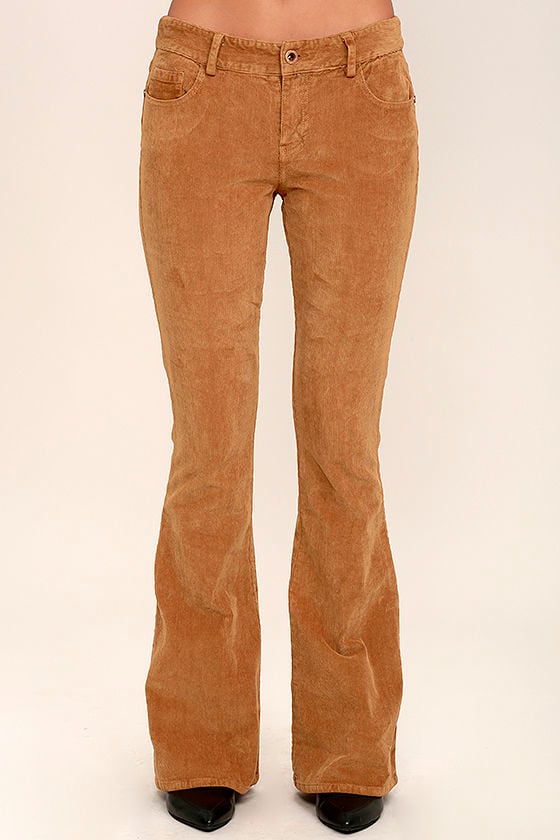 corduroy flare pants