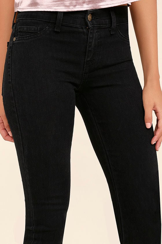 Cool Washed Black Jeans - Skinny Jeans - Ankle Jeans - $88.00