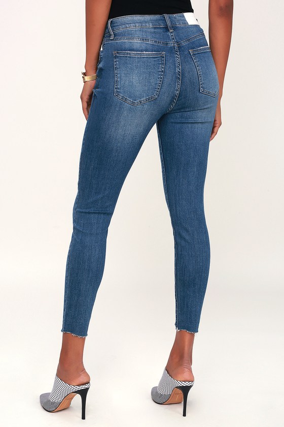 Pistola Aline - Medium Wash Jeans - Skinny Jeans - High Rise Jean