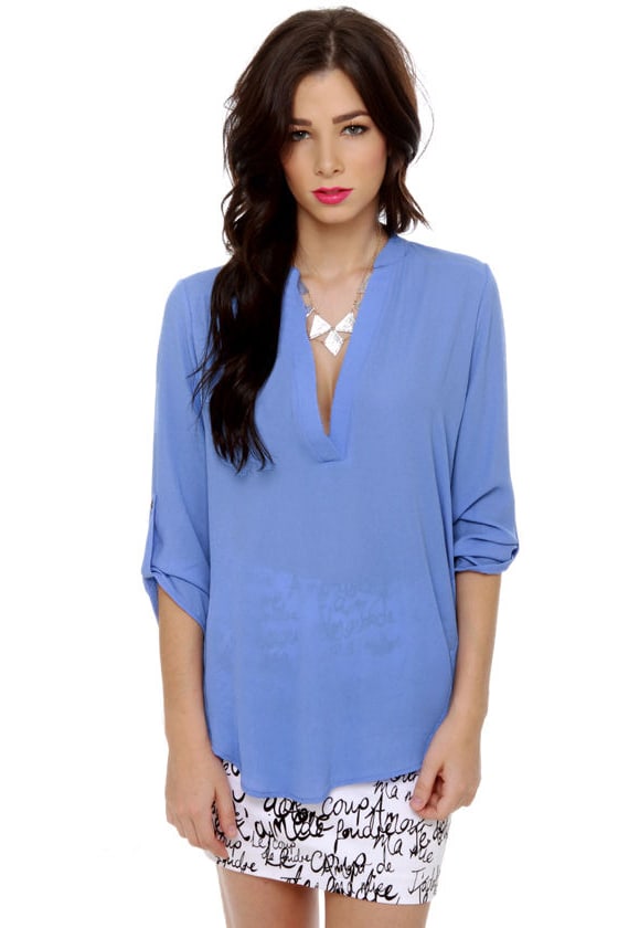 periwinkle womens shirt