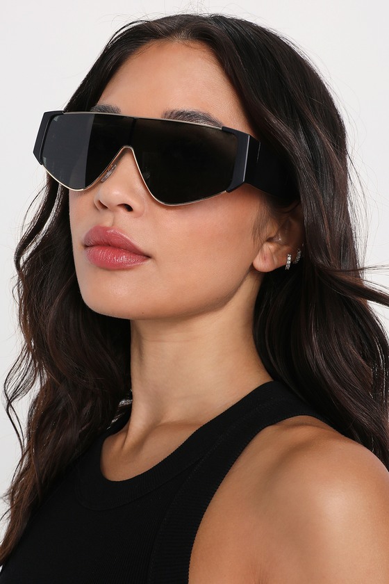 Women's shield best sale style sunglasses