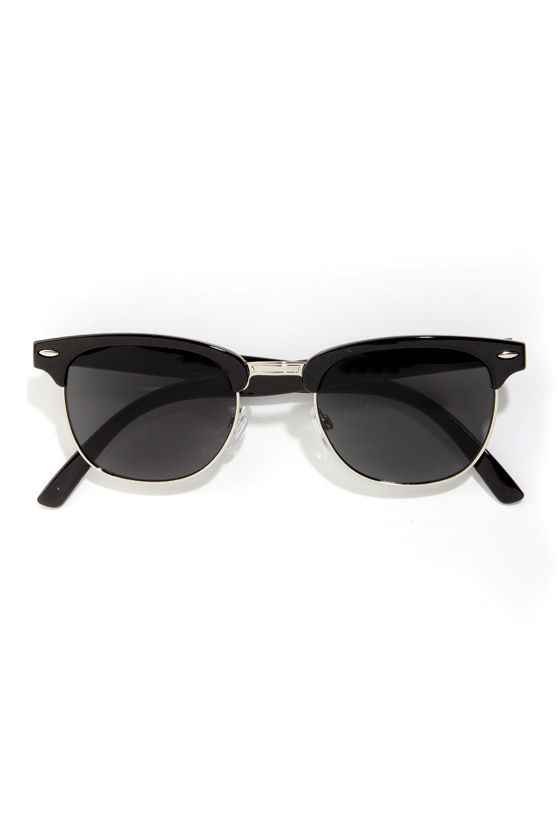 A.J. Morgan Soho Sunglasses - Black Sunglasses - Retro Sunglasses - $16 ...