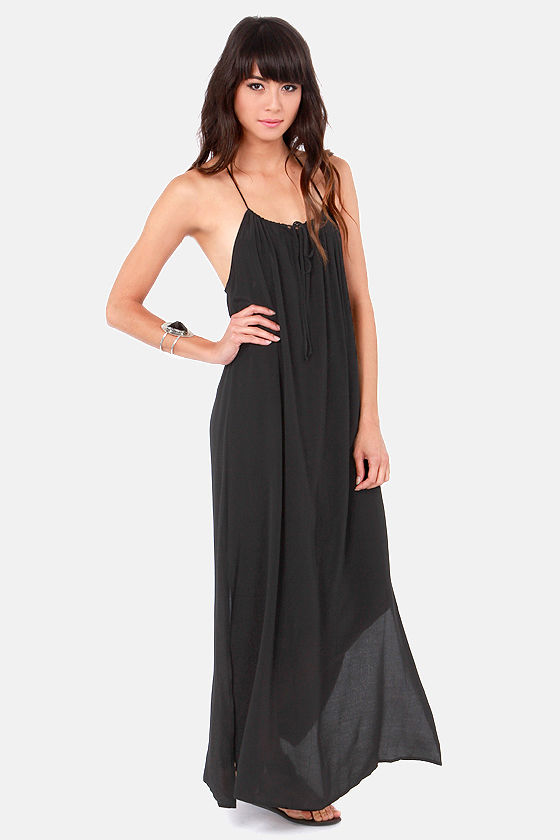 Lucy Love Paris Dress - Black Dress - Maxi Dress - $55.00 - Lulus