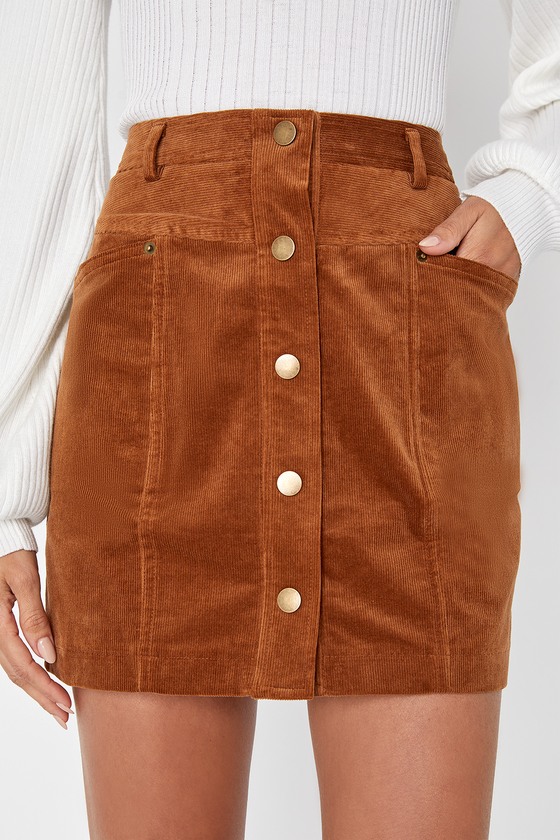 Brown corduroy skirt 8x10 best sale