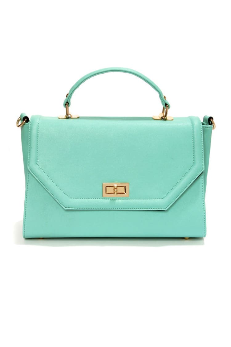 Cute Mint Green Handbag - Structured Handbag - Mint Green Purse - $45.00 -  Lulus