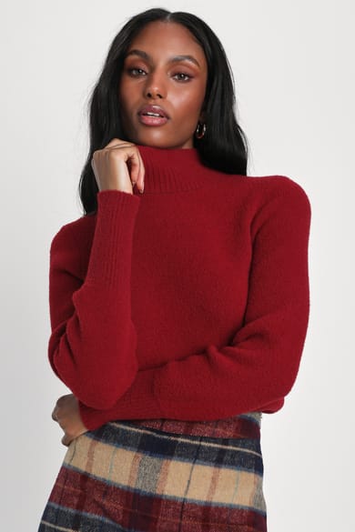 Cute Red Sweaters, Cardigans & Sweater Tops