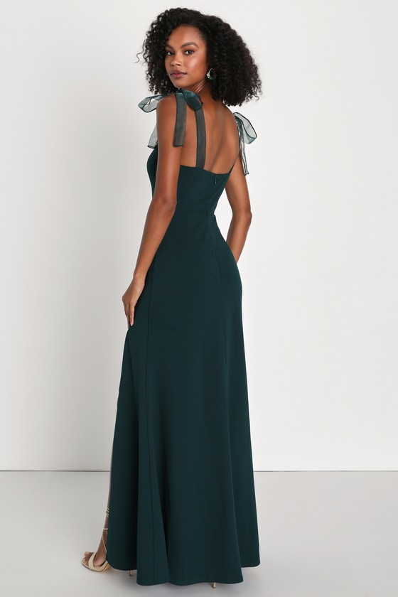 Green Maxi Dress - Maxi Mermaid Dress - Tie-Strap Maxi Dress - Lulus