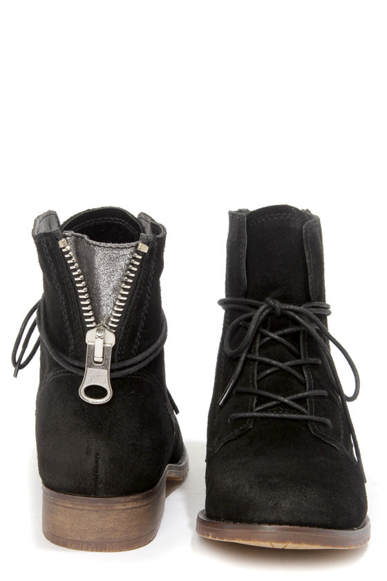 steve madden lace up ankle boots