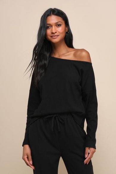 Flirty Touch Black Lace-Up Lace Bodysuit