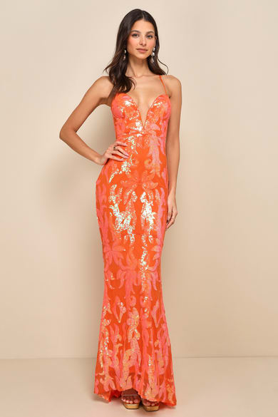 Buy a Cute Women's Coral Dress  Latest Styles of Orange Cocktail