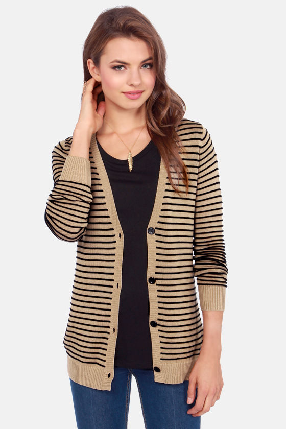 Volcom For Keeps Sweater - Brown Sweater - Striped Sweater - $59.50 - Lulus