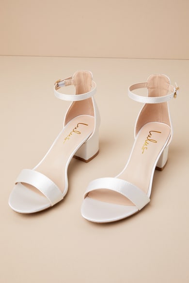 White Shoes, Ivory Shoes, White Heels, Sandals & Wedges