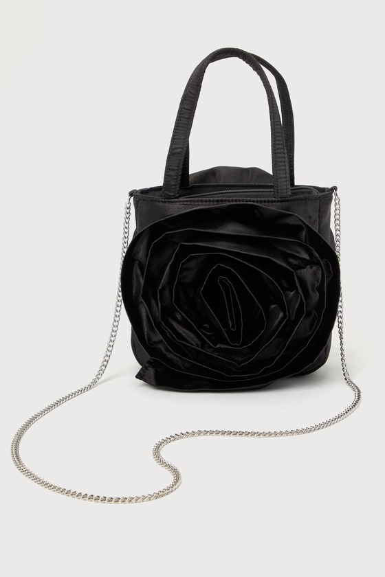 Kate & Mallory® Faux Leather 3D Flower Cell Phone Carrier Bag - ShopHQ.com