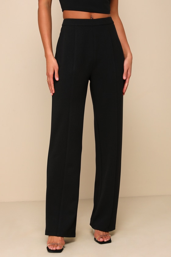 Shop Lulus Glamorous Direction Black Sleeveless Two-piece Jumpsuit