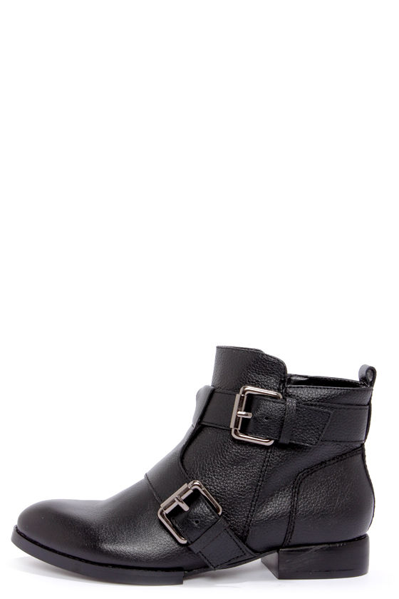 Cute Ankle Boots - Leather Boots - Black Boots - $168.00 - Lulus