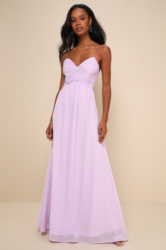 Lilac bridesmaid dresses short best sale