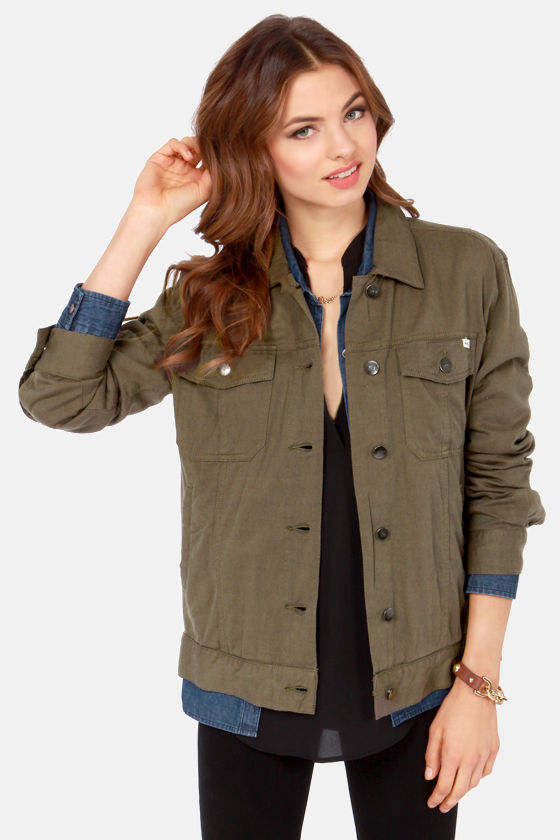 lulus green jacket