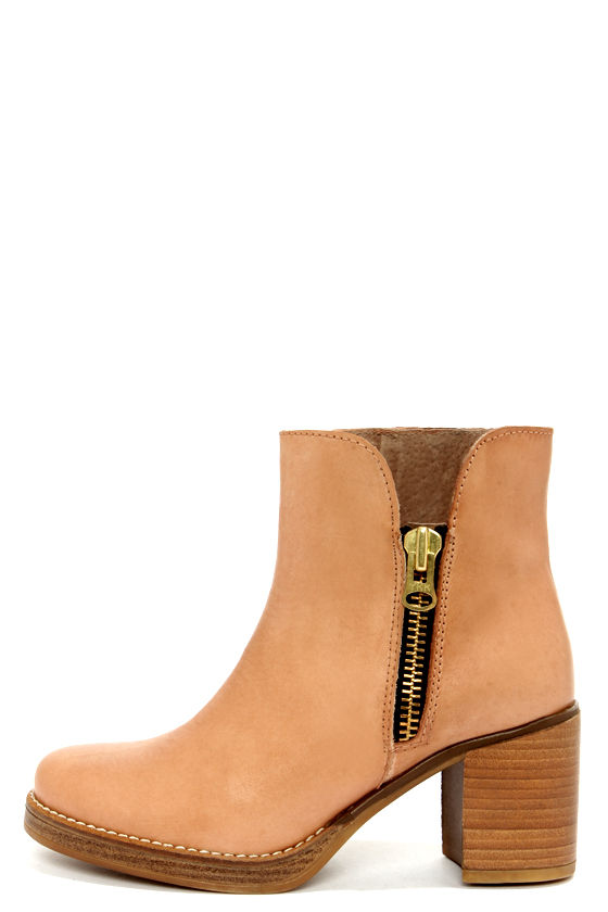 Cute Tan Boots - High Heel Boots - Ankle Boots - Booties - $139.00 - Lulus