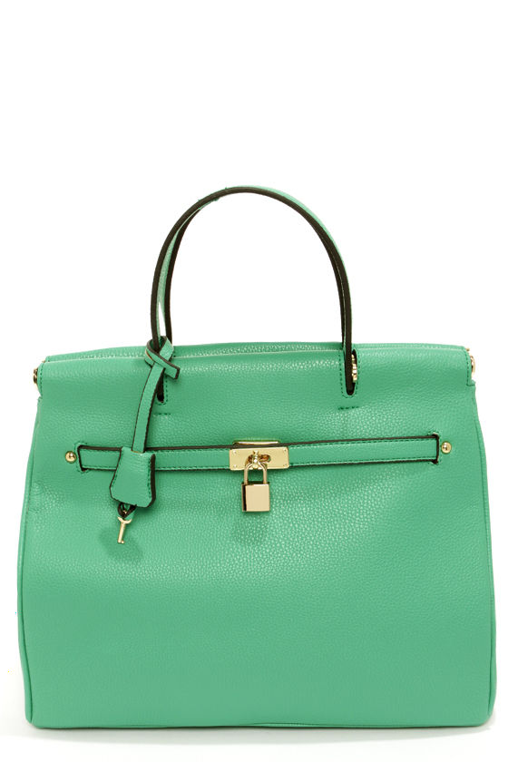 Cute Sea Green Purse - Vegan Leather Purse - Sea Green Handbag - $49.00 ...