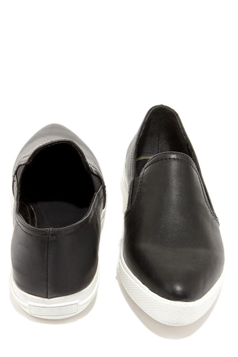 Cute Black Sneakers - Slip-On Sneakers - Slip-On Flats - $69.00 - Lulus