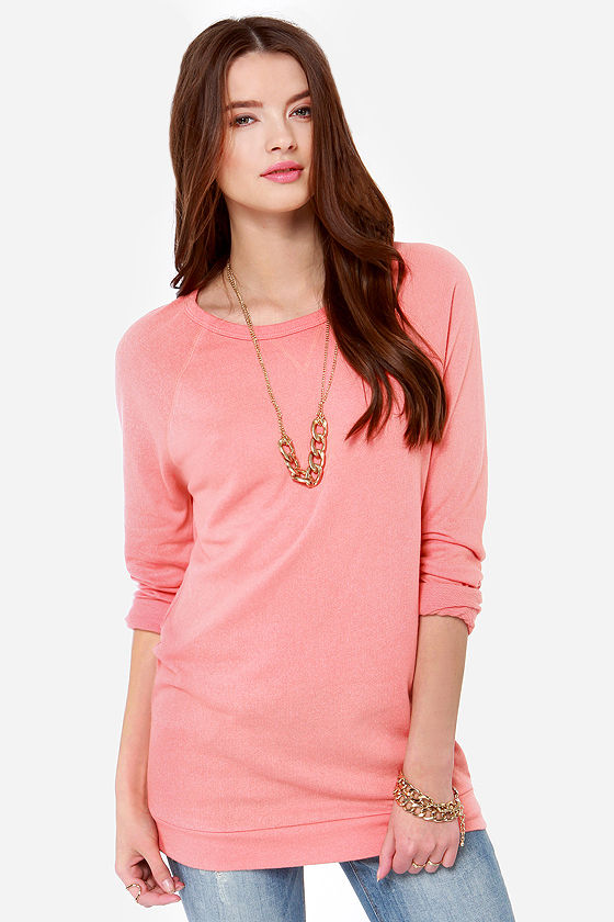 Obey Echo Mountain Sweater - Coral Sweater - Knit Sweater - $49.00 - Lulus