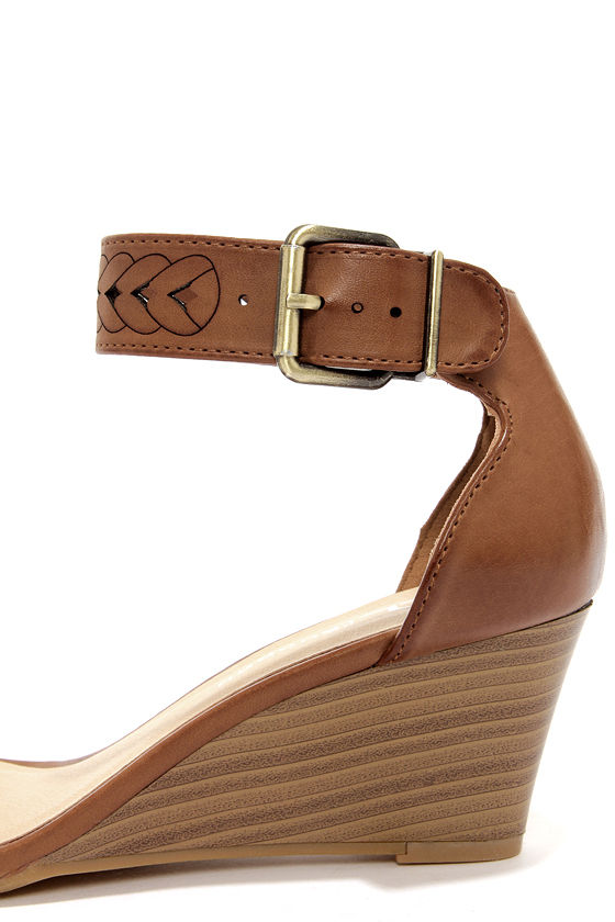 Sexy Brown Sandals Wedge Sandals Brown Wedges 4900 