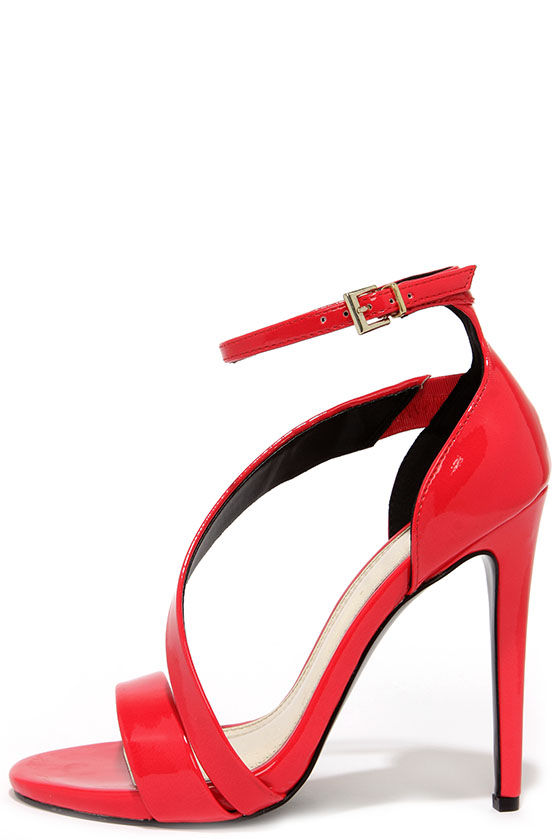 Sexy Coral Heels - Single Sole Heels - High Heel Sandals - $49.00 - Lulus