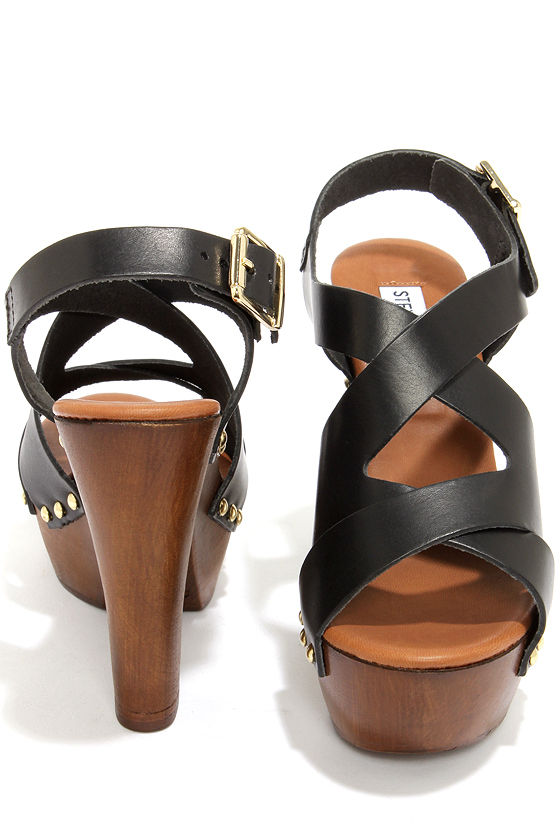 Sexy Black Heels - Platform Sandals - Clogs - $99.00 - Lulus