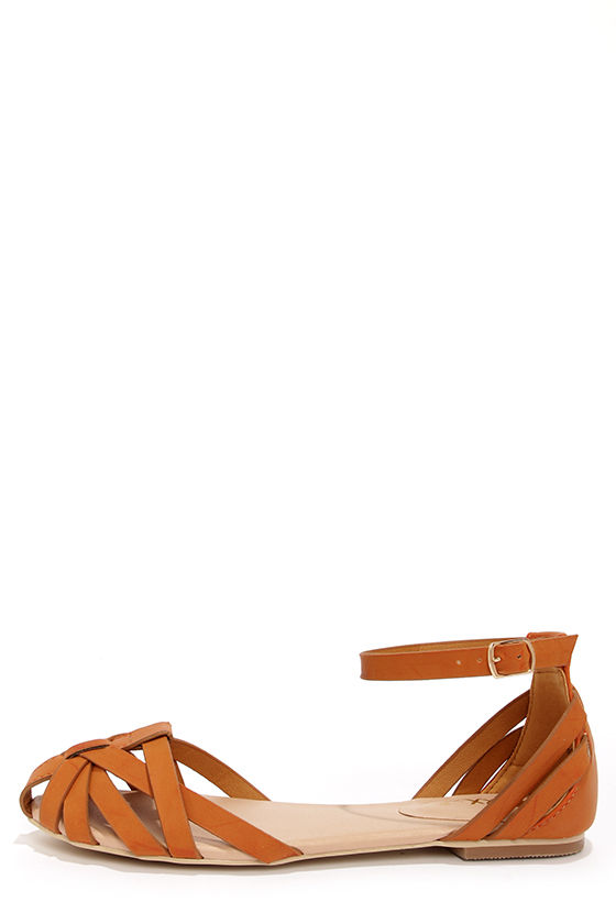 Cute Tan Sandals - Flat Sandals - $30.00 - Lulus