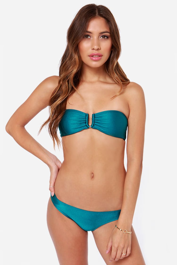Insight Cult Classic Bikini - Bandeau Bikini - Teal Bikini - $67.00 - Lulus