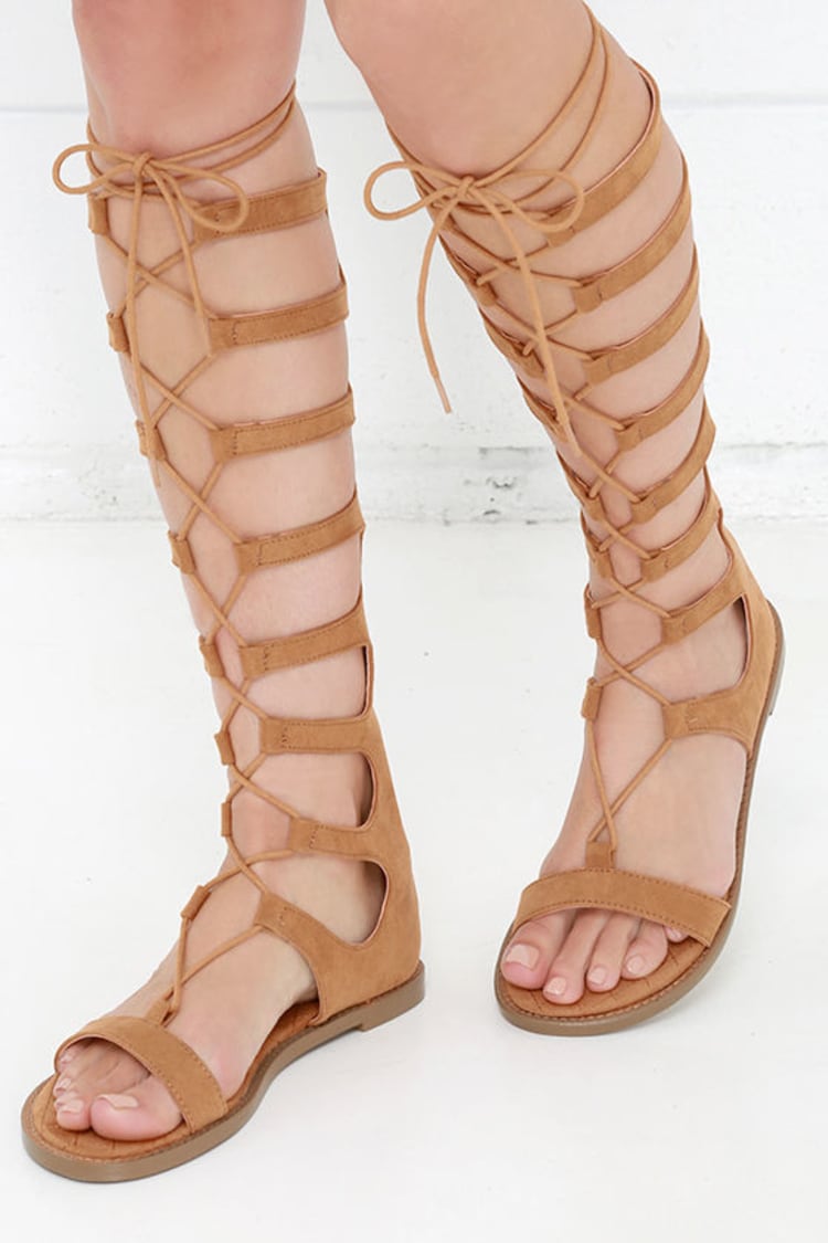 Cute Brown Sandals - Tall Sandals - Gladiator Sandals - $79.00 - Lulus