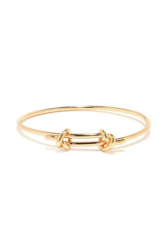 Cute Gold Bracelet - Knot Bracelet - $14.00 - Lulus