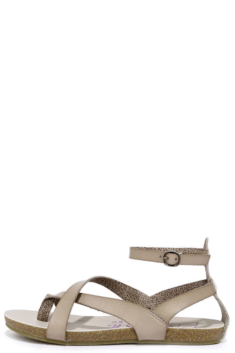 Cute Grey Sandals - Gladiator Sandals - Strappy Sandals - $46.00 - Lulus