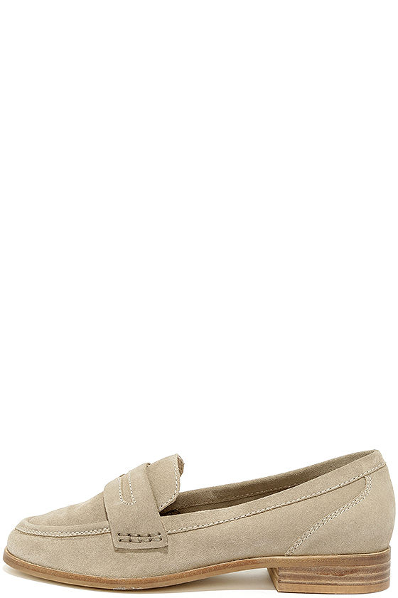 Seychelles Tigers Eye Sand - Suede Leather Loafers - Penny Loafers ...