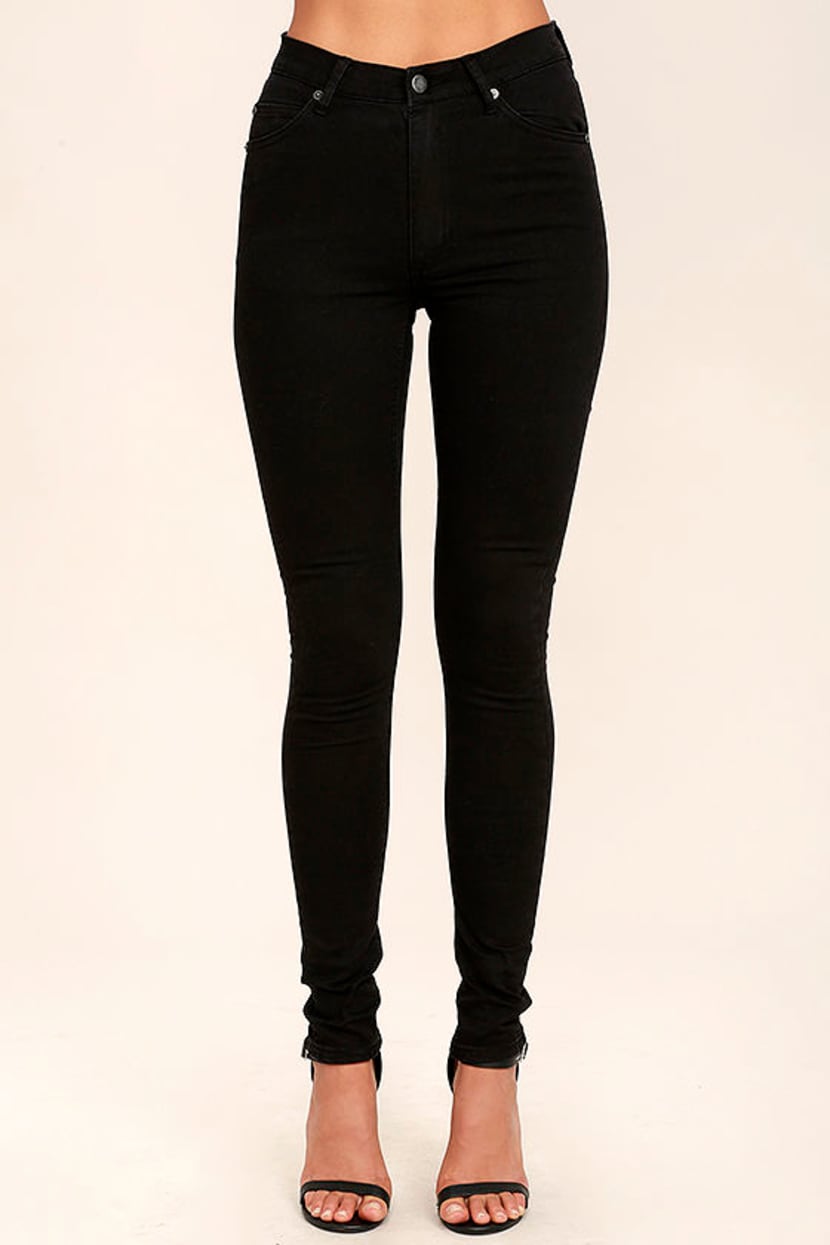 Cheap Monday Second Skin - Black Jeans - High-Waisted Jeans - Skinny Jeans  - $75.00 - Lulus